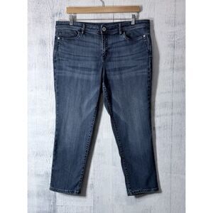 J. Jill Womens Authentic Fit Slim Ankle Denim Blue Jeans Womens 16P (Fit 36x25)